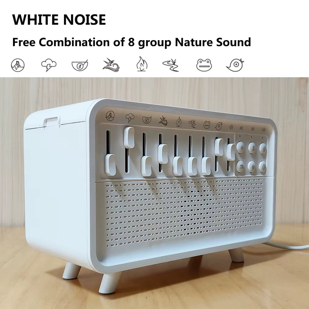 Wireless Aroma Essential Oil Diffuser and Humidifier with Led Light Air Humidifier White Noise Bluetooth Speaker for Home